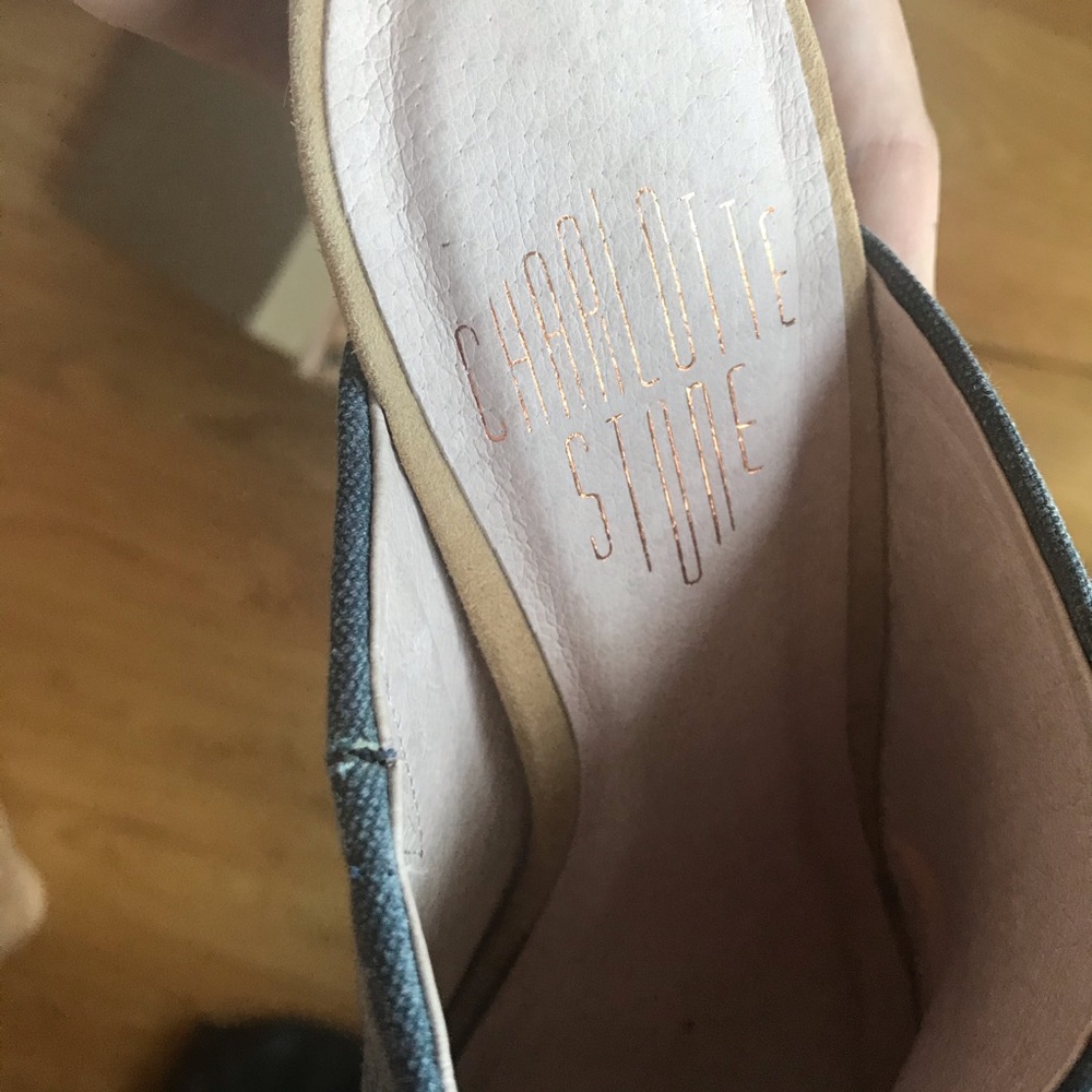 Charlotte Stone denim heels - Picture 14 of 15